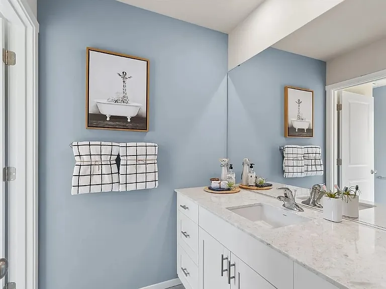 Builders inspiration images, bathroom sink area on 2nd floor.
