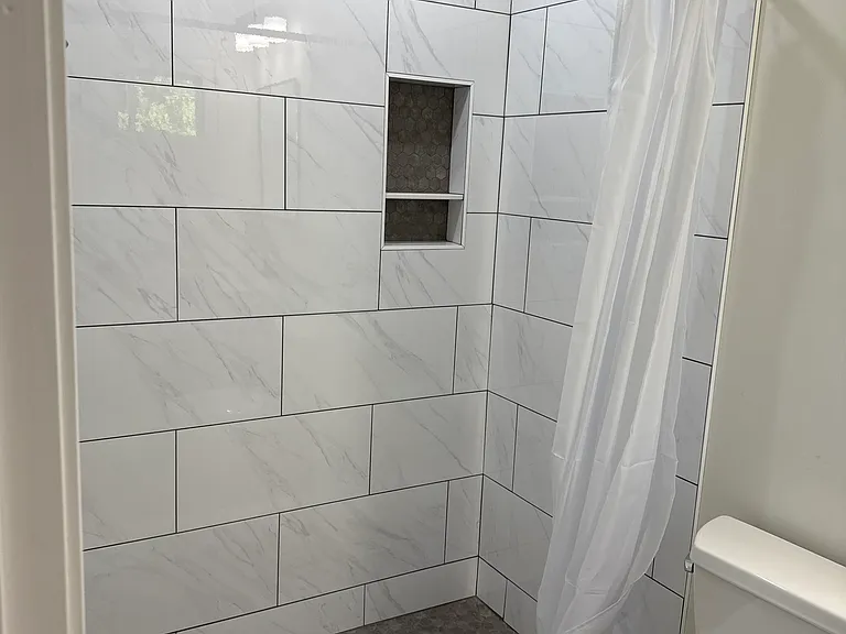 Ensuite to Bedroom #1 with Large Walk-In Shower