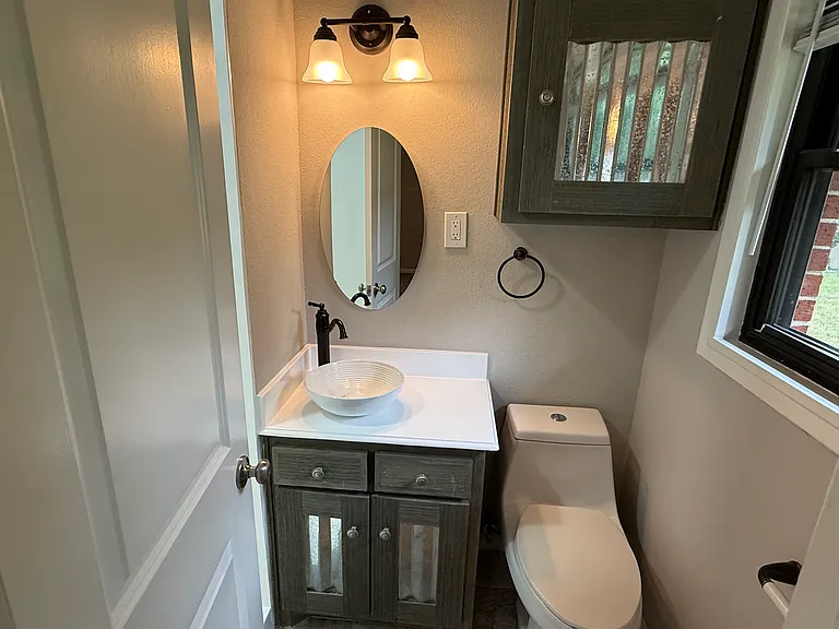 The Master Bath is an upscale bath with style!