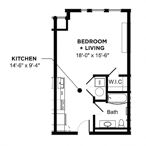 Floor plan Suite C3 (The Penn Building)