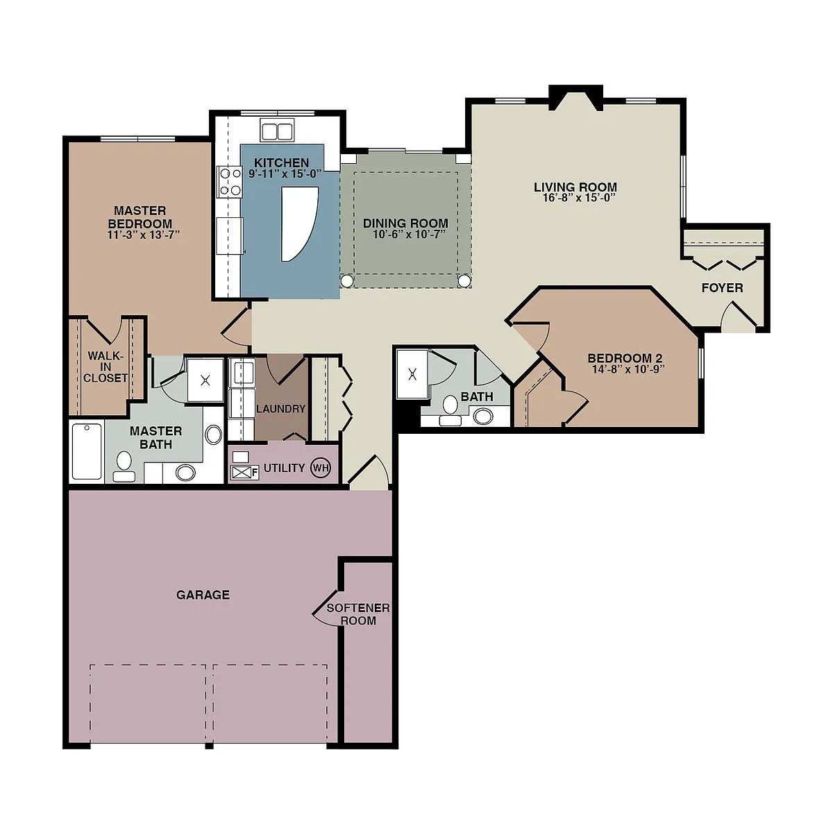 Floor plan 2B