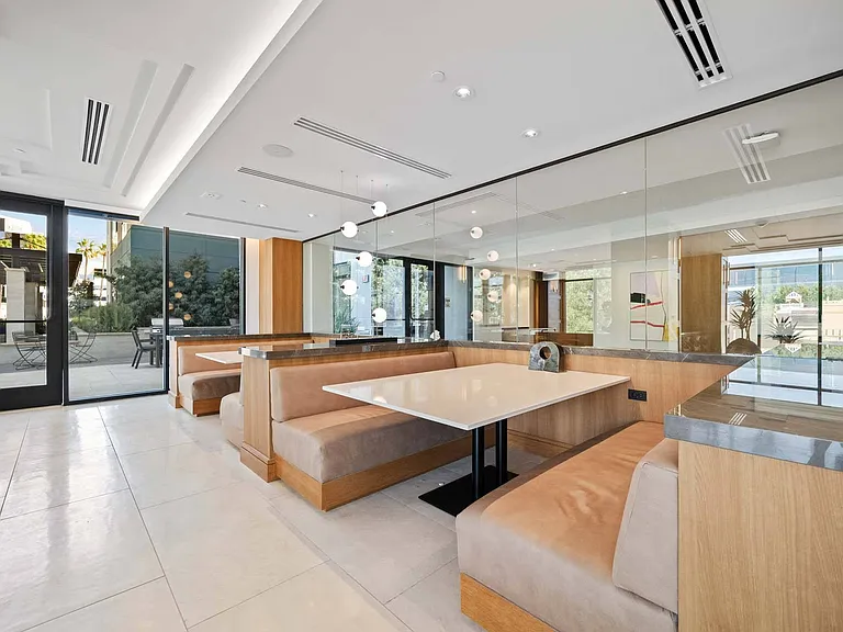 Comfortable seating made for conversation and calm