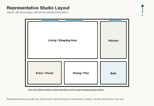 Floor plan Studio