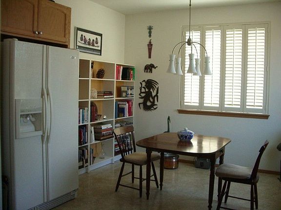Large kitchen that could have a island or a buffet built in. Lots of rm. has a panty as well.