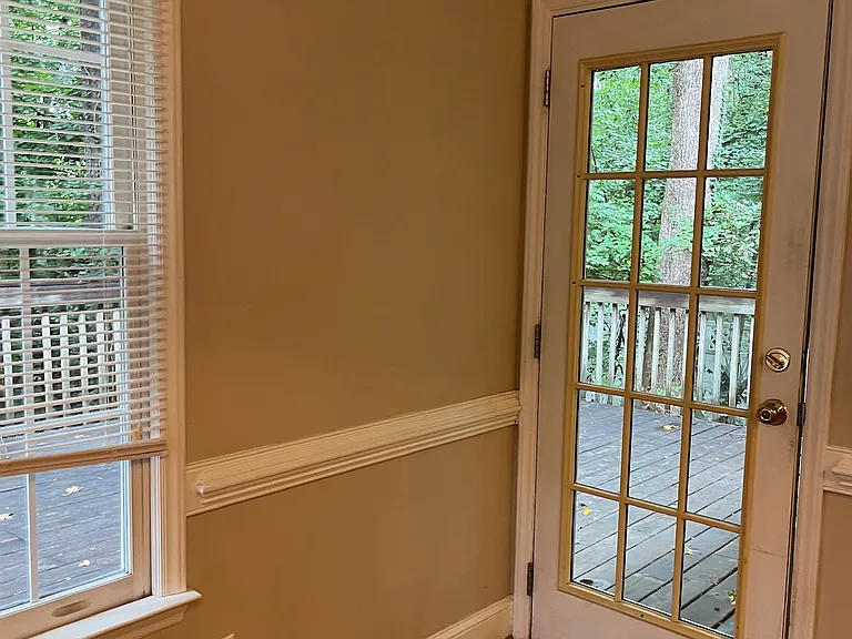 Connects to back porch