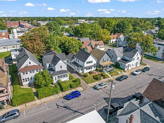 Aerial view of house