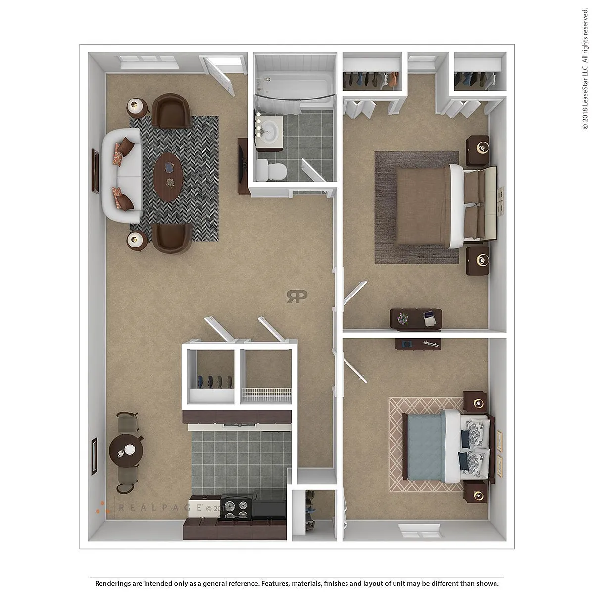 Floor plan 2 Bedroom