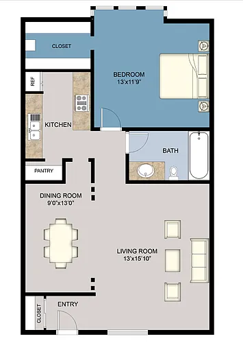 Floor plan 1C