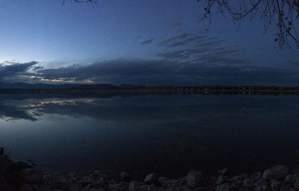 Panoramic of Lake McIntosh.