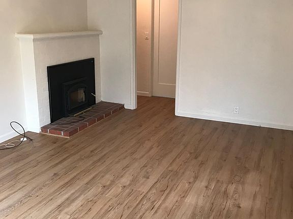 Living room with fireplace