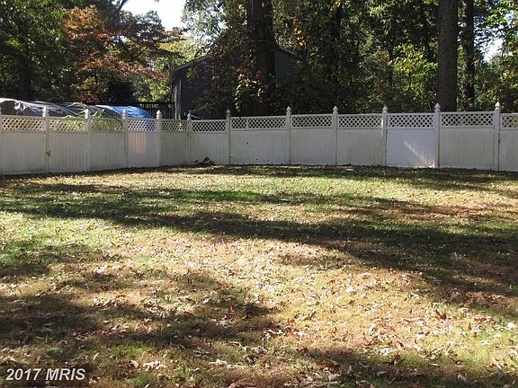 Exterior (Rear) large spacious fenced backyard.