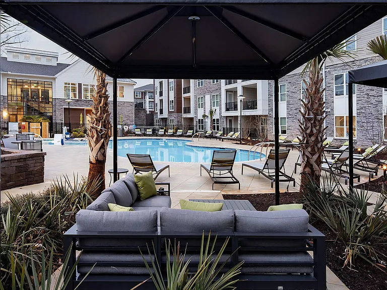 Resort Style Pool with Outdoor Seating