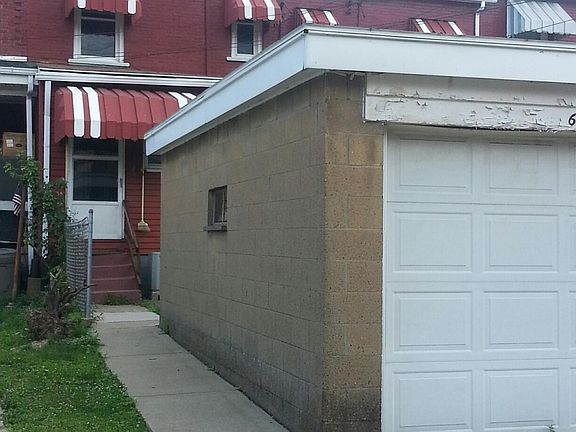Back of home and garage