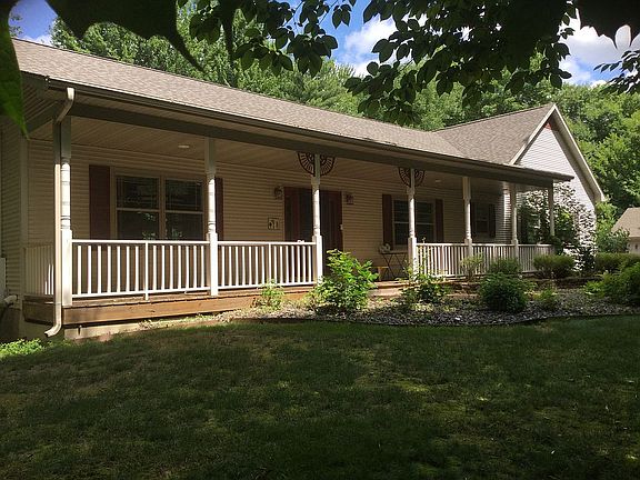 Sprawling front porch