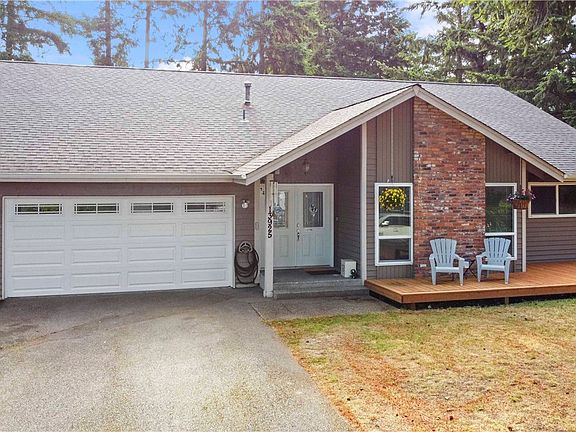 Front entry with new sitting porch.