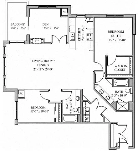 Floor plan Interlachen