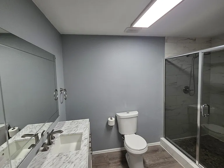 Basement bathroom