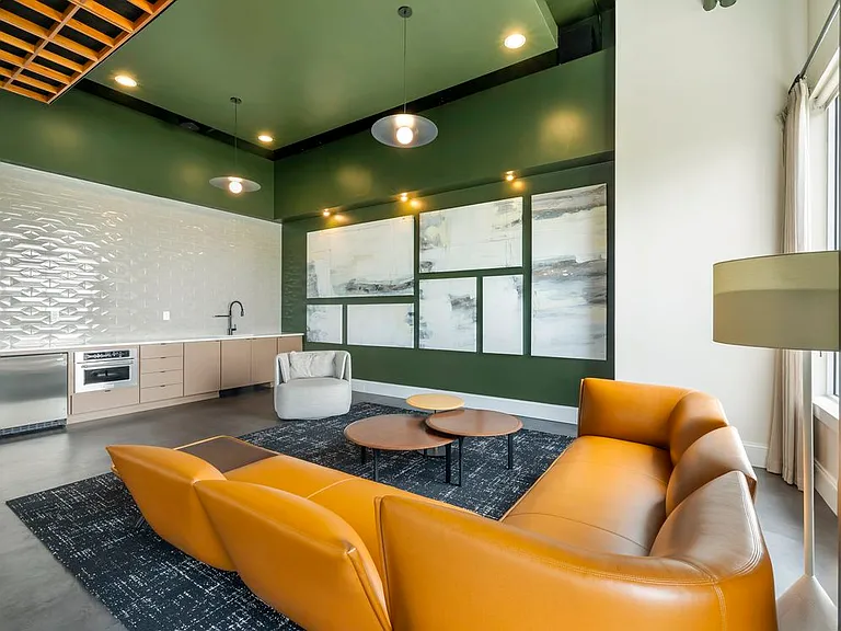 Resident lounge with kitchenette