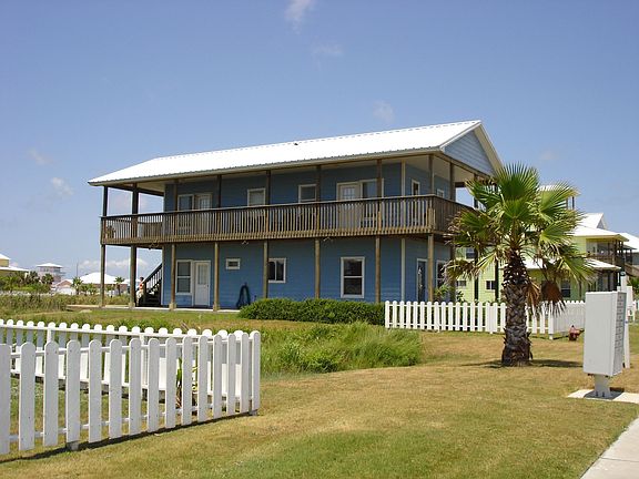 East side of house...