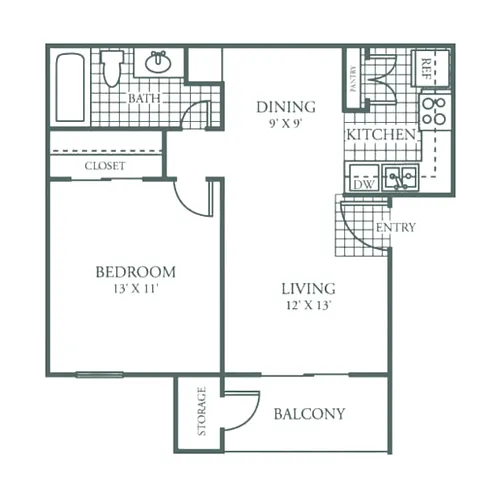 Floor plan A1