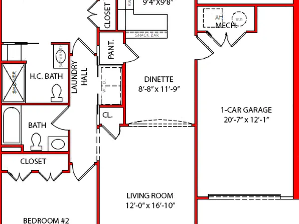 Two Family Villa Plan, Heather Cove