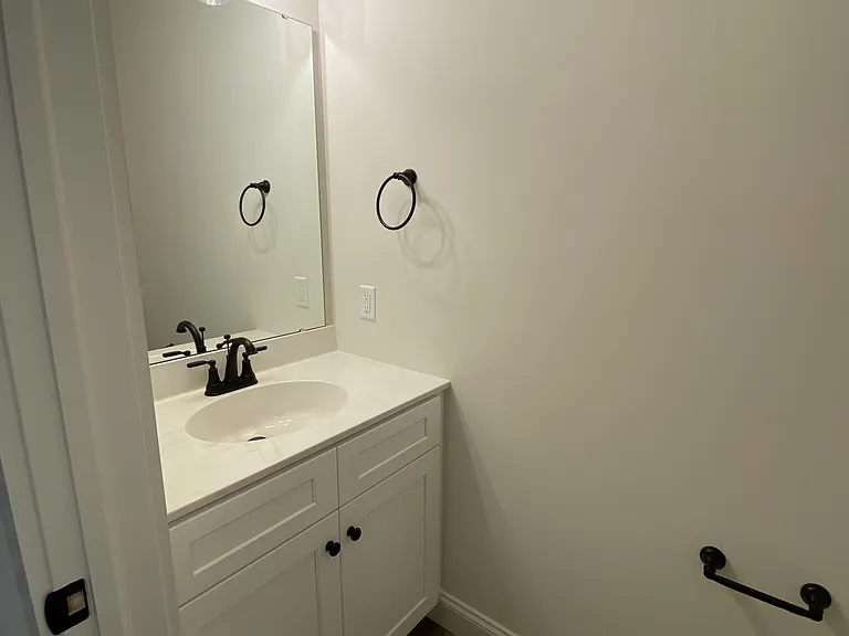 powder room on first floor