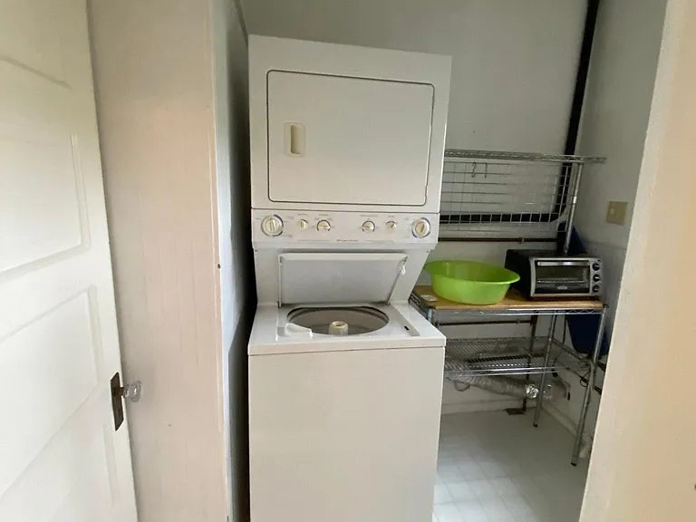 Laundry area off kitchen