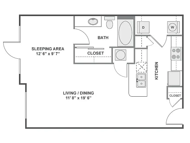 Floor plan E1