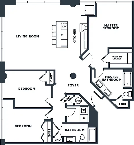 Floor plan 3 Bedroom