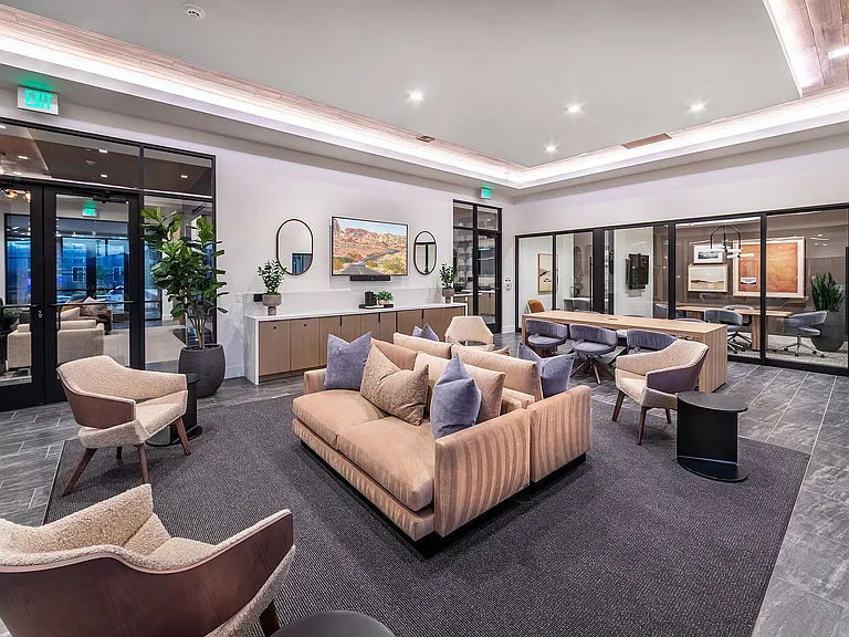 Business center and coworking hub