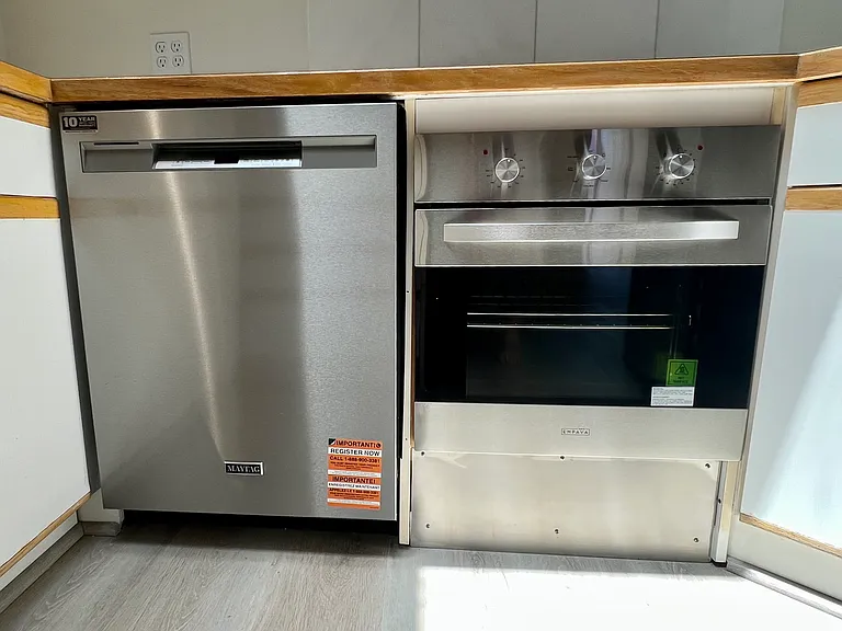 brand new dishwasher, stovetop and oven