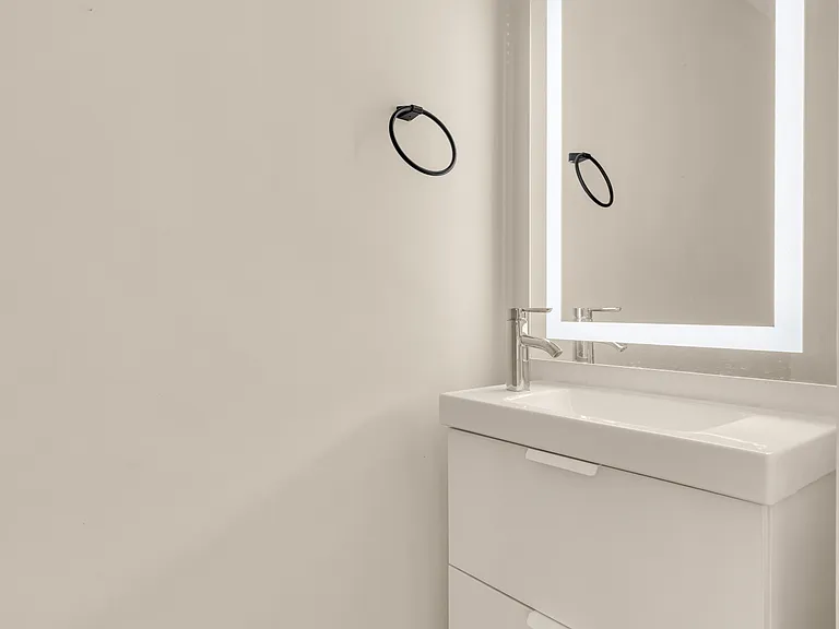 Powder room on main level