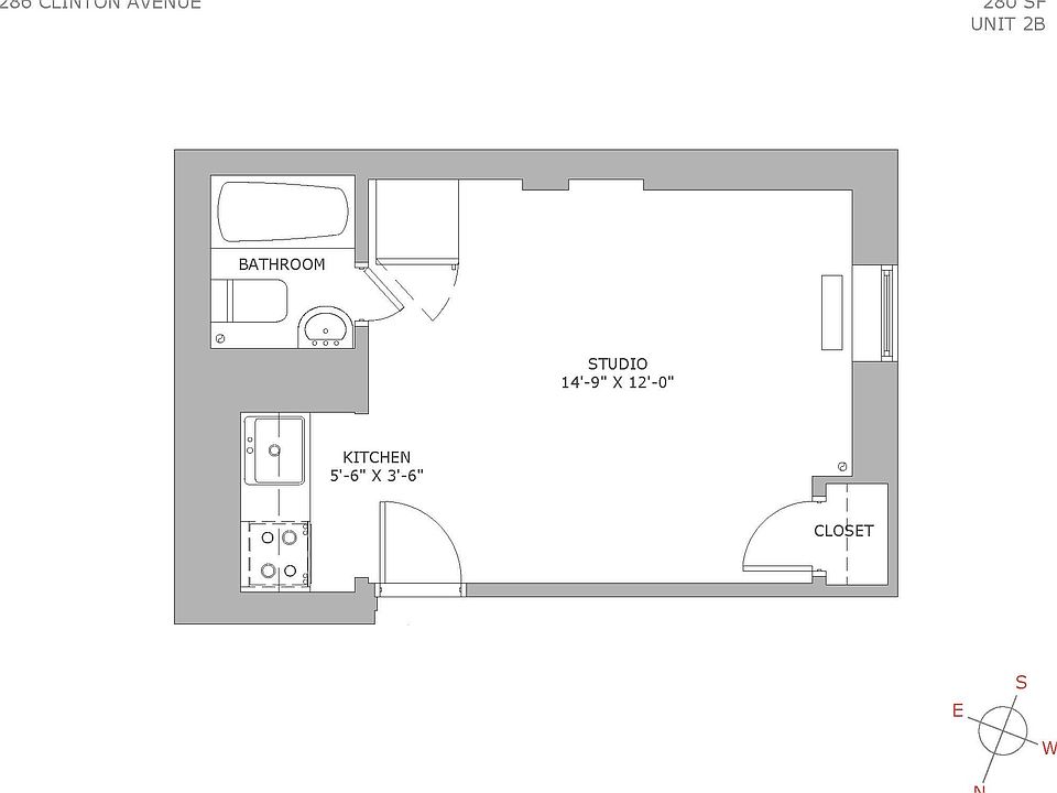 2nd image of 286 Clinton Ave #2862B
