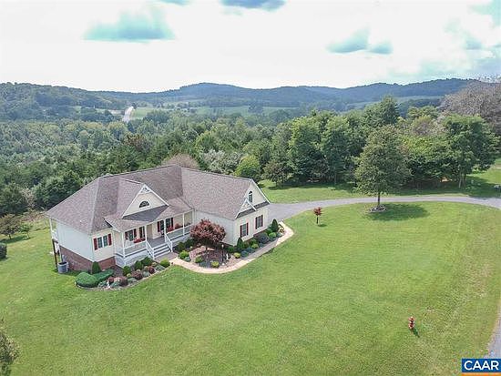 Aerial view to southwest