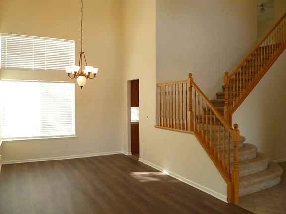 Living room 
Stairs
Door to kitchen