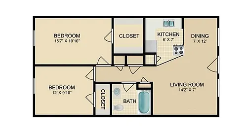 Floor plan Willow
