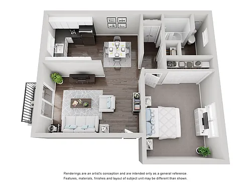 Floor plan 1X1