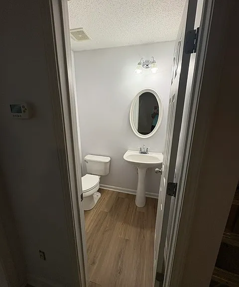 Half bath off living room