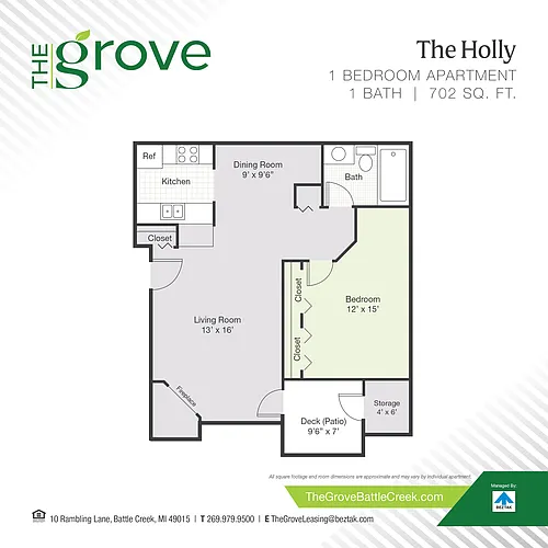 Floor plan The Holly