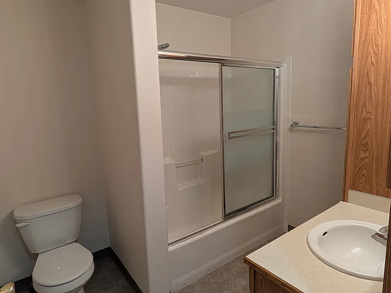 Hallway bathroom