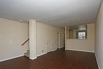 2x2.5 / 1325 sf / Living, Dining (view into kitchen)