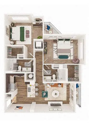 Floor plan B2-1
