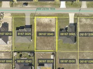 2930 NW 26TH TERRACE LOT 4, CAPE CORAL, FL 33993