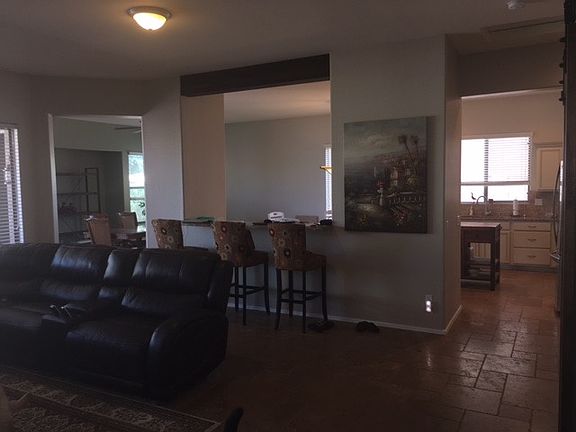 Kitchen Pass Thru Island