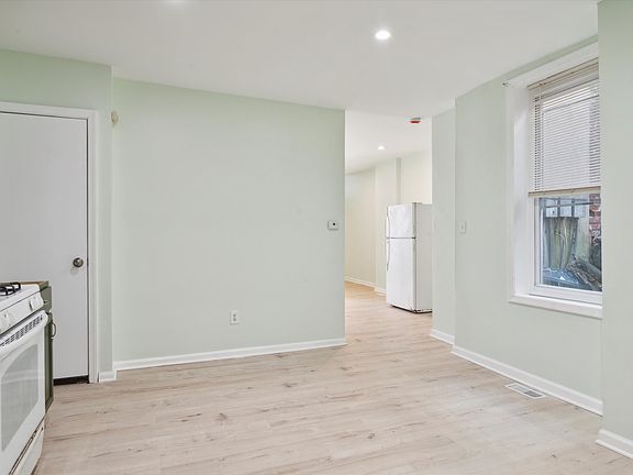 kitchen with basement door