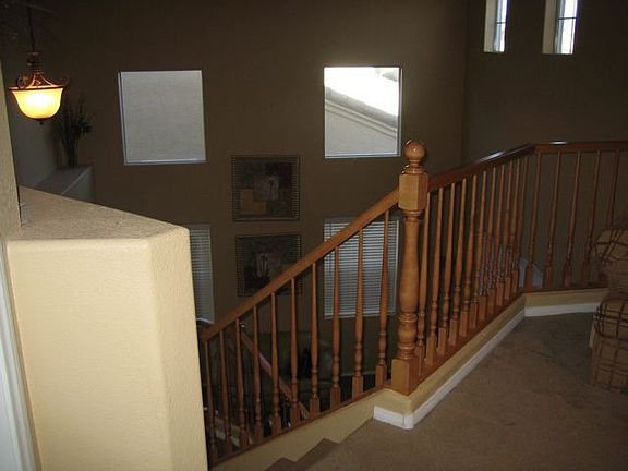 top of stairs