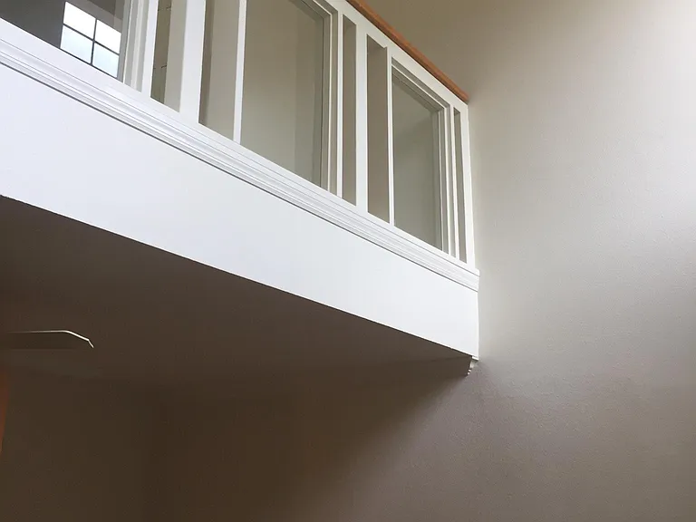 Upstairs balcony