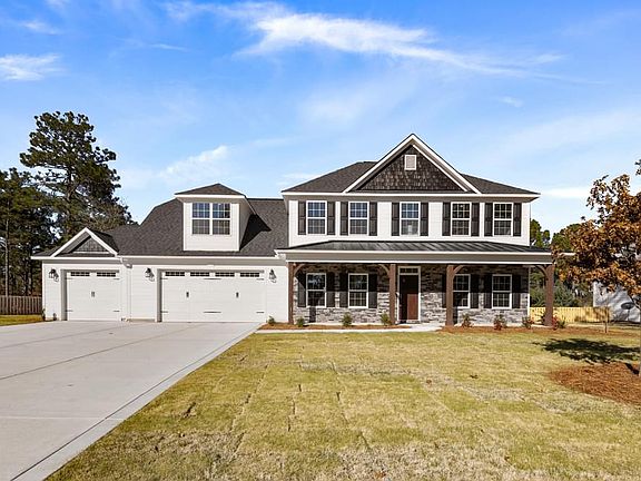 Elevation B with 3rd car garage option