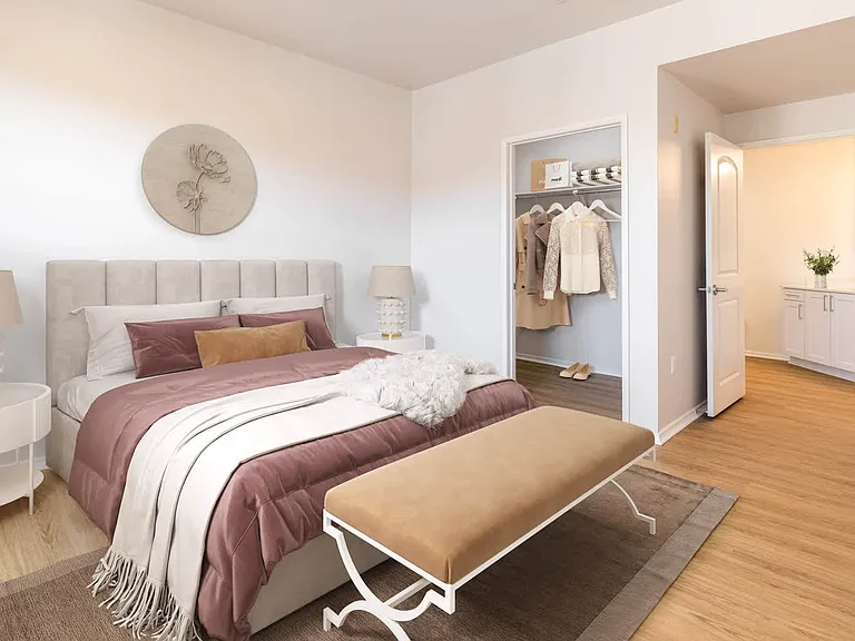 Bedroom with Hard Surface Flooring