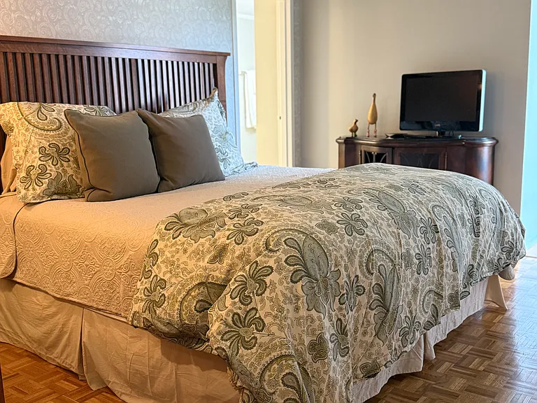 Master bedroom with TV